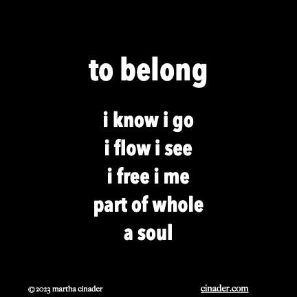 to belong