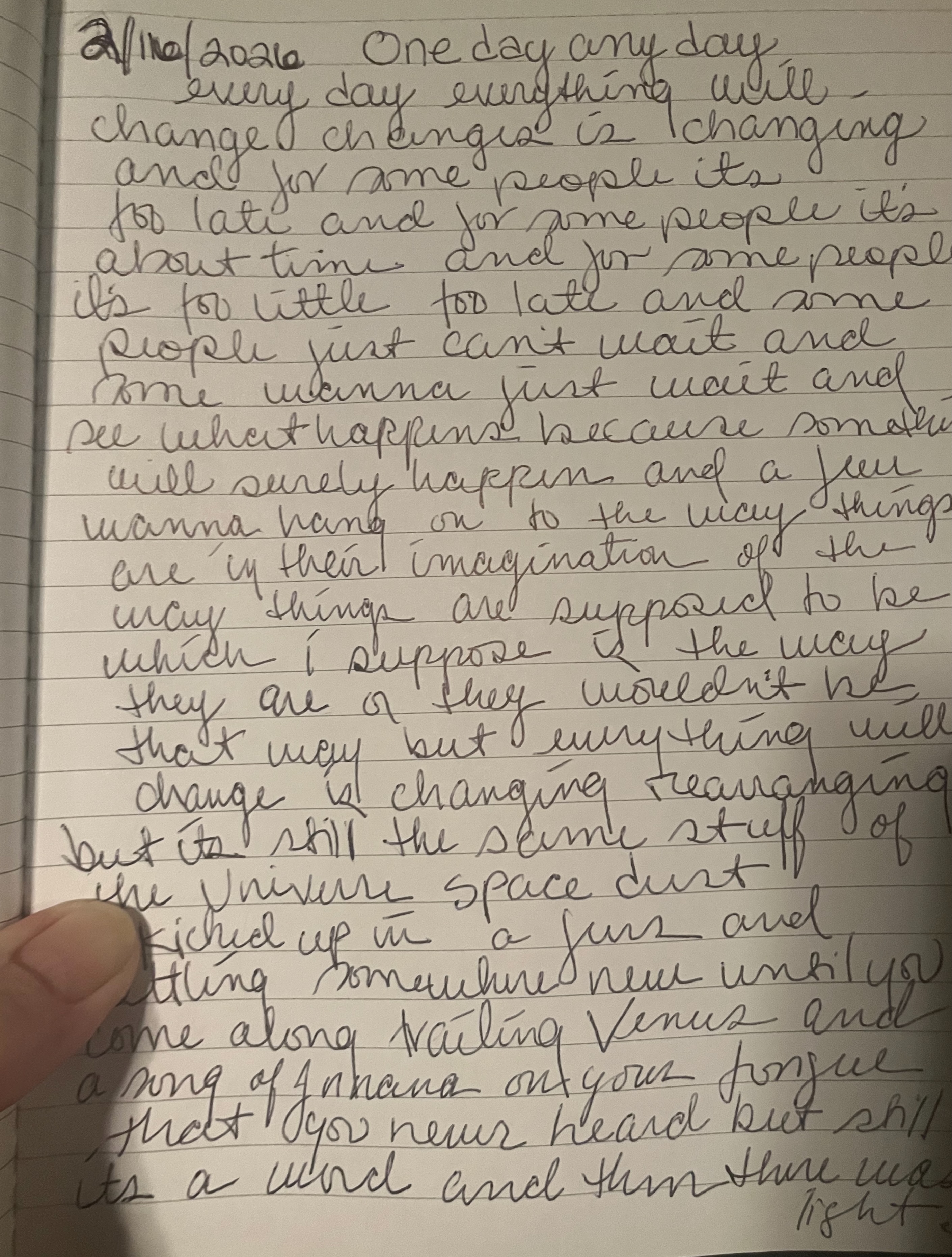 one day any&nbsp;day